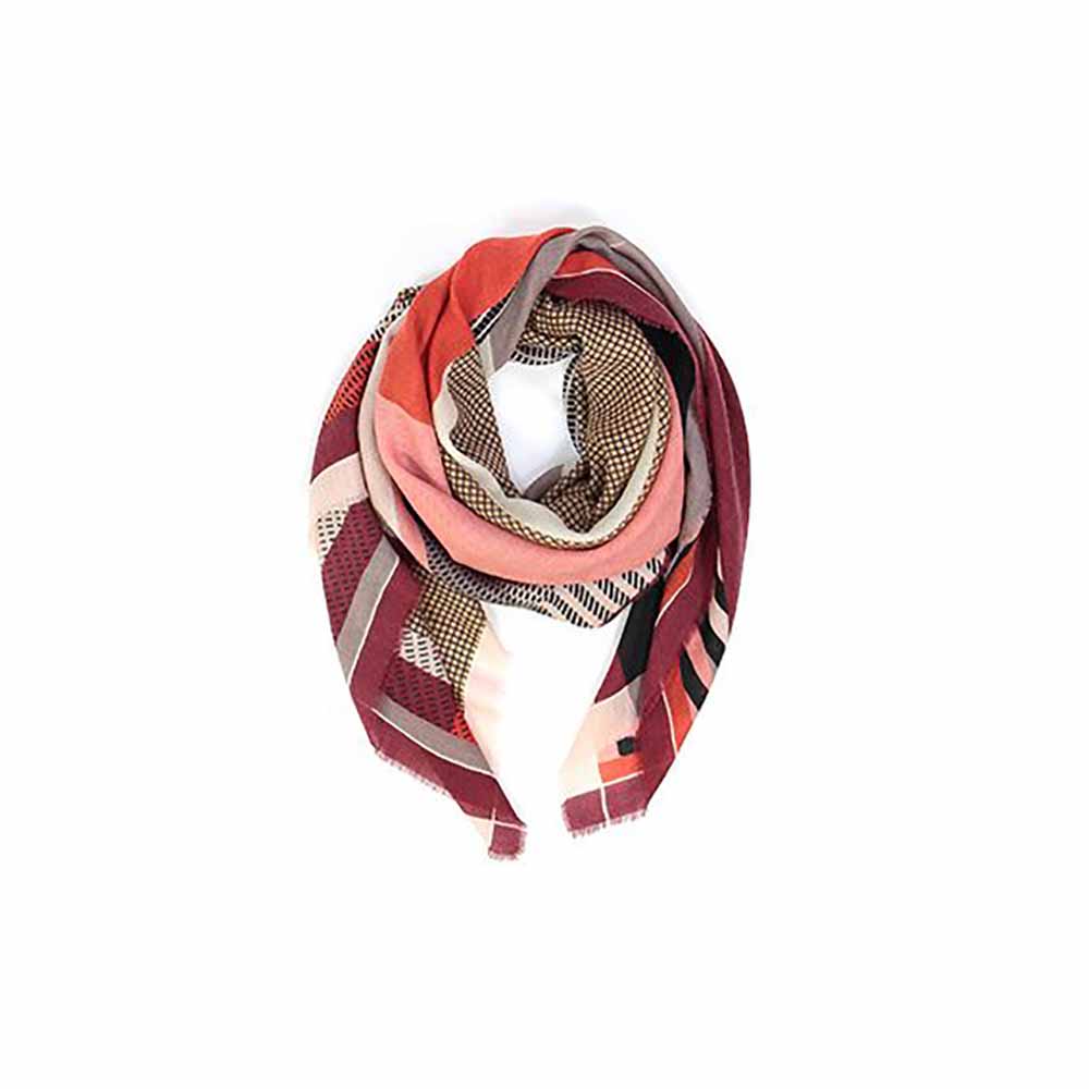 Mapoesie Red Corolla Scarf