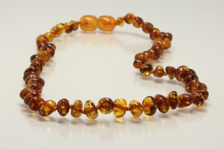 Baltic Amber Polished Amber Baby Necklace