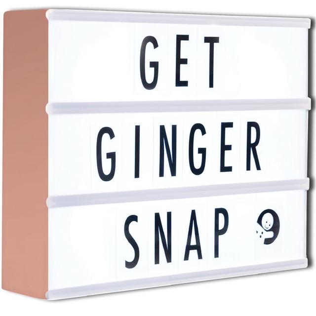 Ginger Snap Rose Gold A6 Shell Lightbox