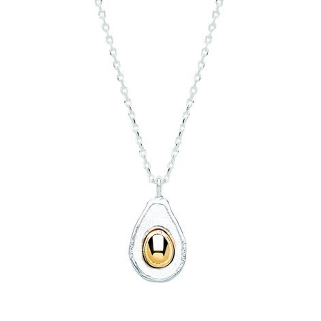 Estella Bartlett  Gold And Silver Plated Avocado Necklace