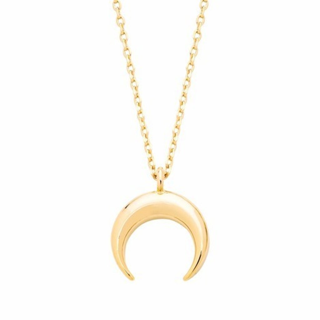 Estella Bartlett  Gold Plated Curved Horn Necklace