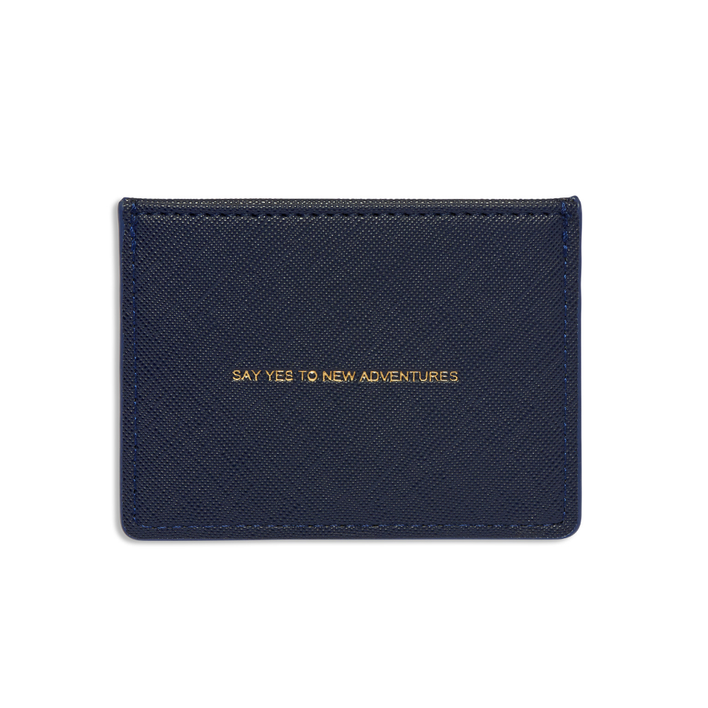 Estella Bartlett  Navy 'New Adventures' Card Holder