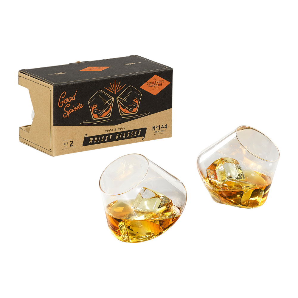 Wild & Wolf  Rock and Roll Whisky Glasses