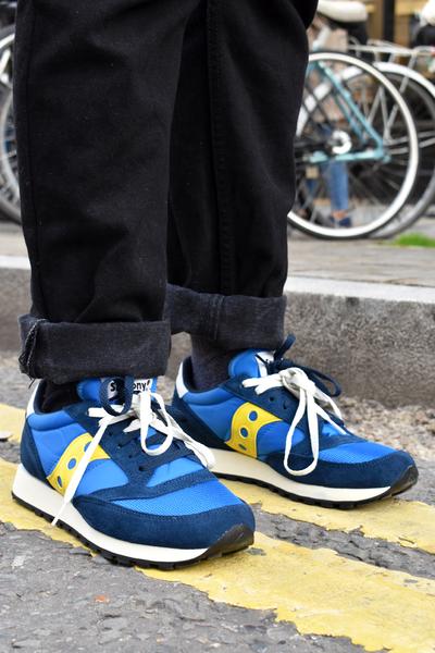 saucony blue and yellow