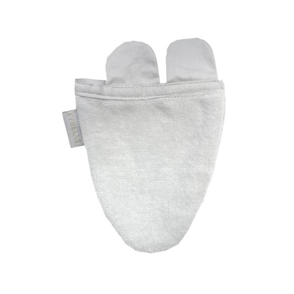 FABELAB Grey Bear Ears Bath Mitt