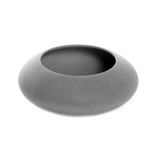 Iris Hantverk Big Grey Soft Concrete Bowl