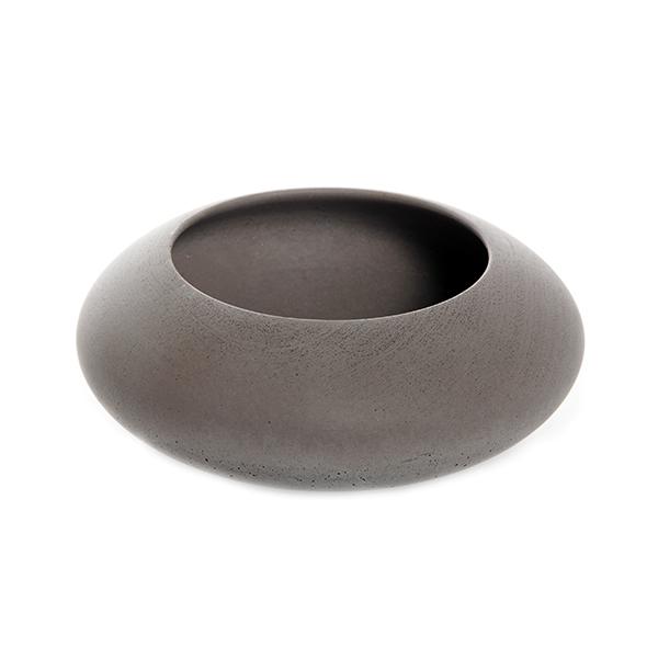 Iris Hantverk Big Brown Soft Concrete Bowl