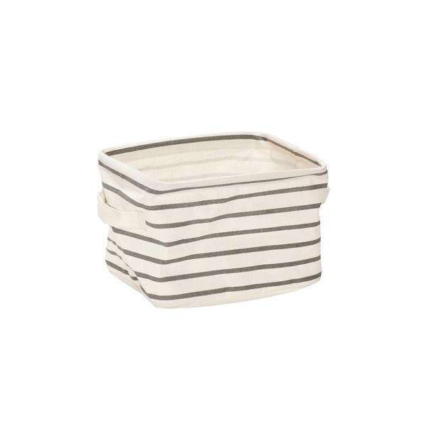 Hubsch Small Square Storage Basket With Handles 