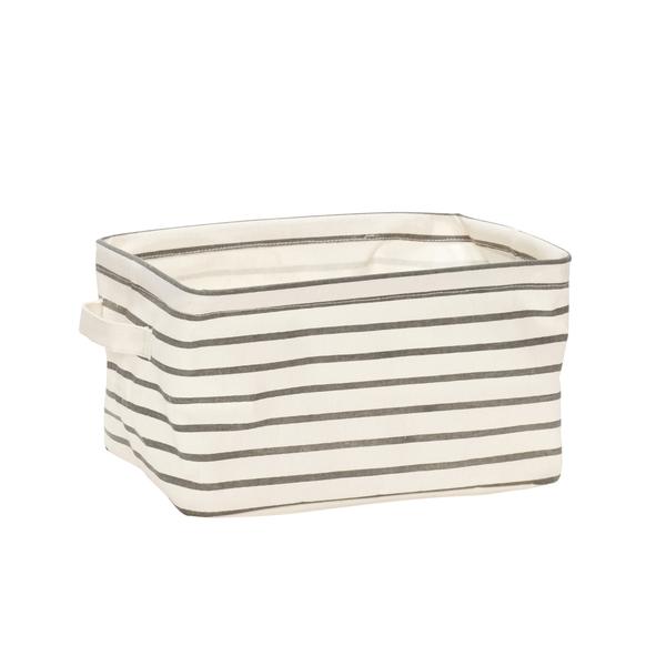 Hubsch Medium Square Storage Basket With Handles 