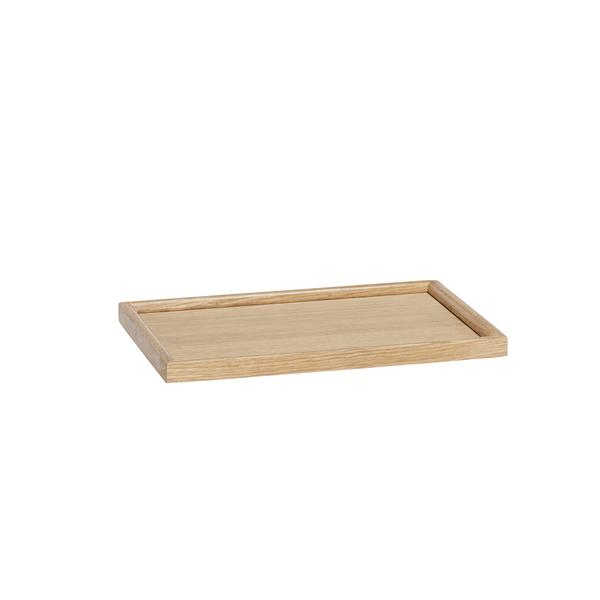 hubsch-small-oak-wood-square-serving-tray