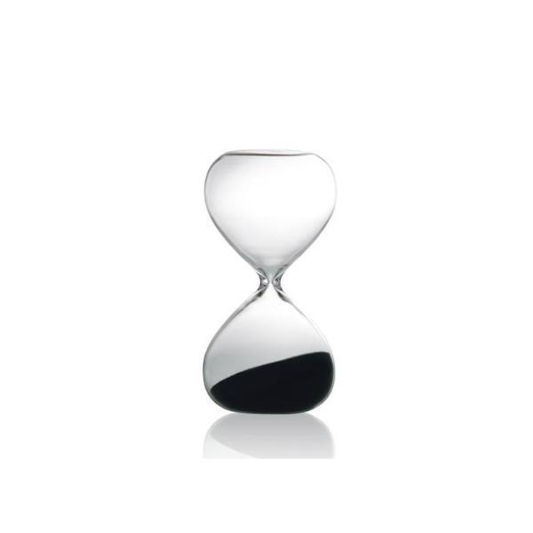 Hightide 5 Mins Clear With Black Sand Glass Timer 