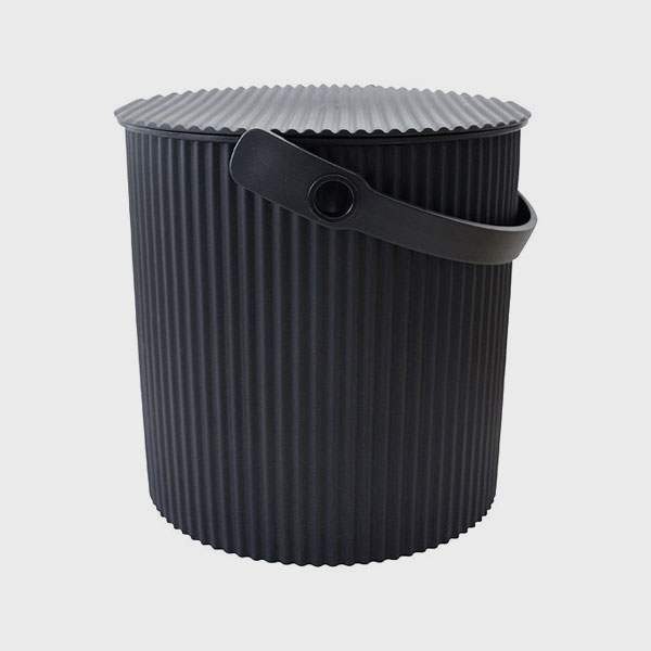 Hachiman Mini Black Lidded Omnioutil Storage Bucket
