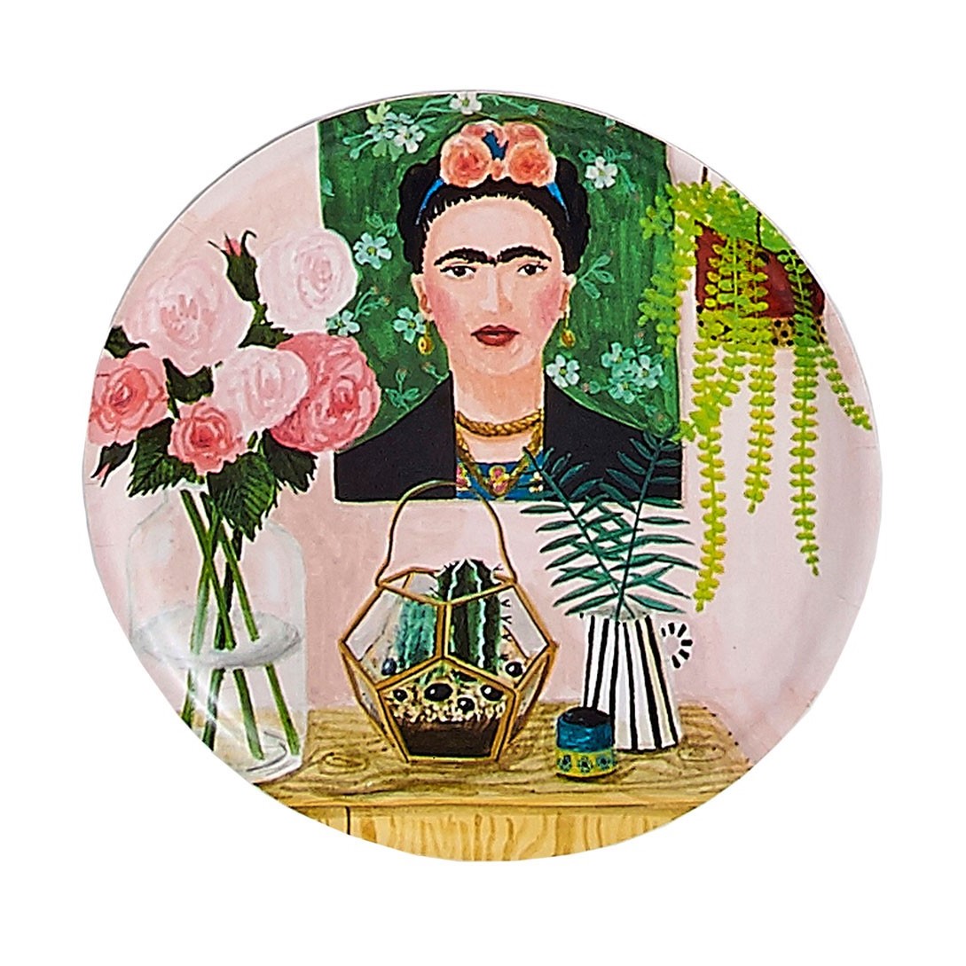 Atomic Soda Frida Kahlo tray by Mélanie Voituriez 