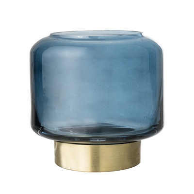 Bloomingville Duo of Blue Glass Tealight