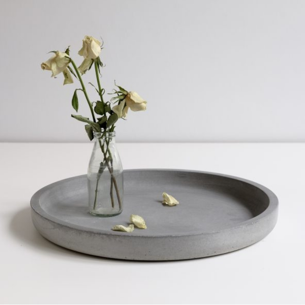 Swedish House Large Shallow Concrete Bowl