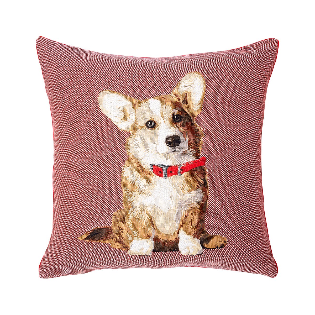 Iosis Square Tapestry Cushion Corgi 