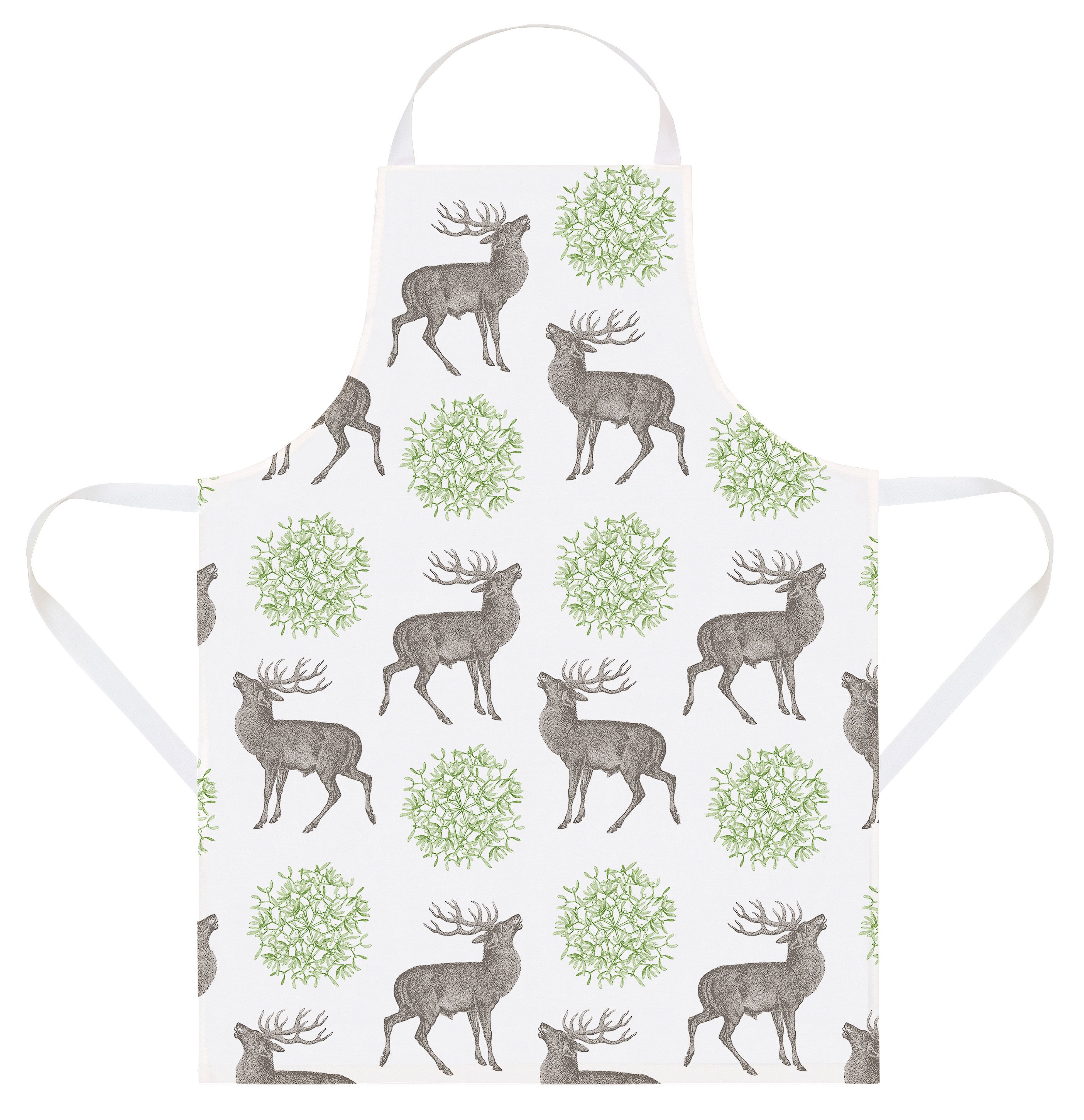 Thornback & Peel Stag & Mistletoe Apron