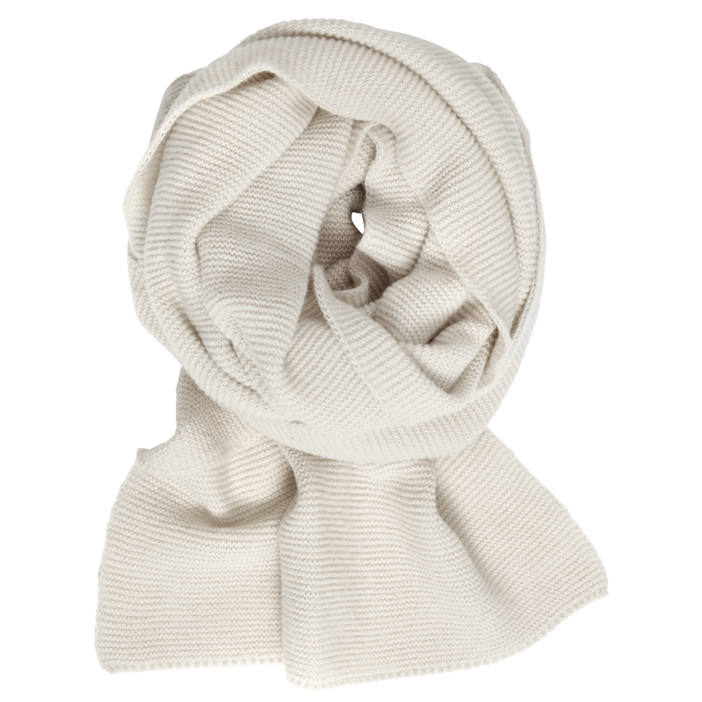 Dansk Smykkekunst Cream Casual Soft Acrylic Scarf 