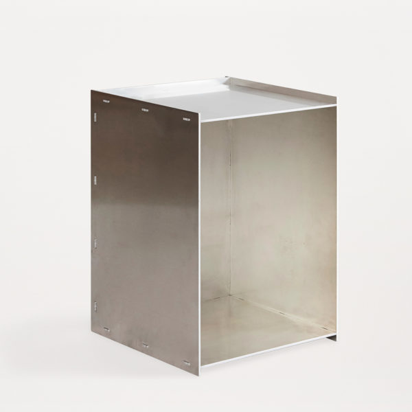 Frama Aluminum Rivet Box Side Table 