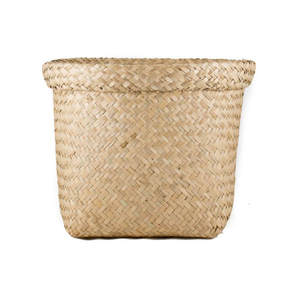 studio TR  Large Brown Seagrass Basket Coi Without Handle