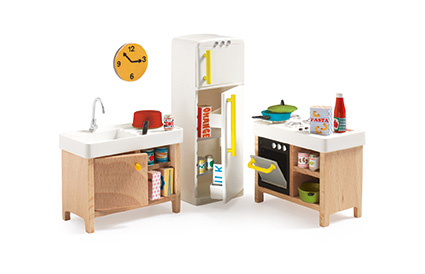 Djeco  Kitchen Dolls House Furniture 