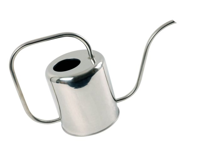 ESSCHERT DESIGN CHROME WATERING CAN - 1.6L