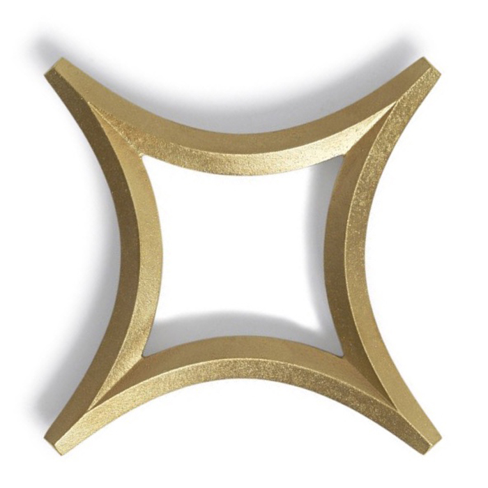 Futagami Japanese Star Shape Brass Trivet