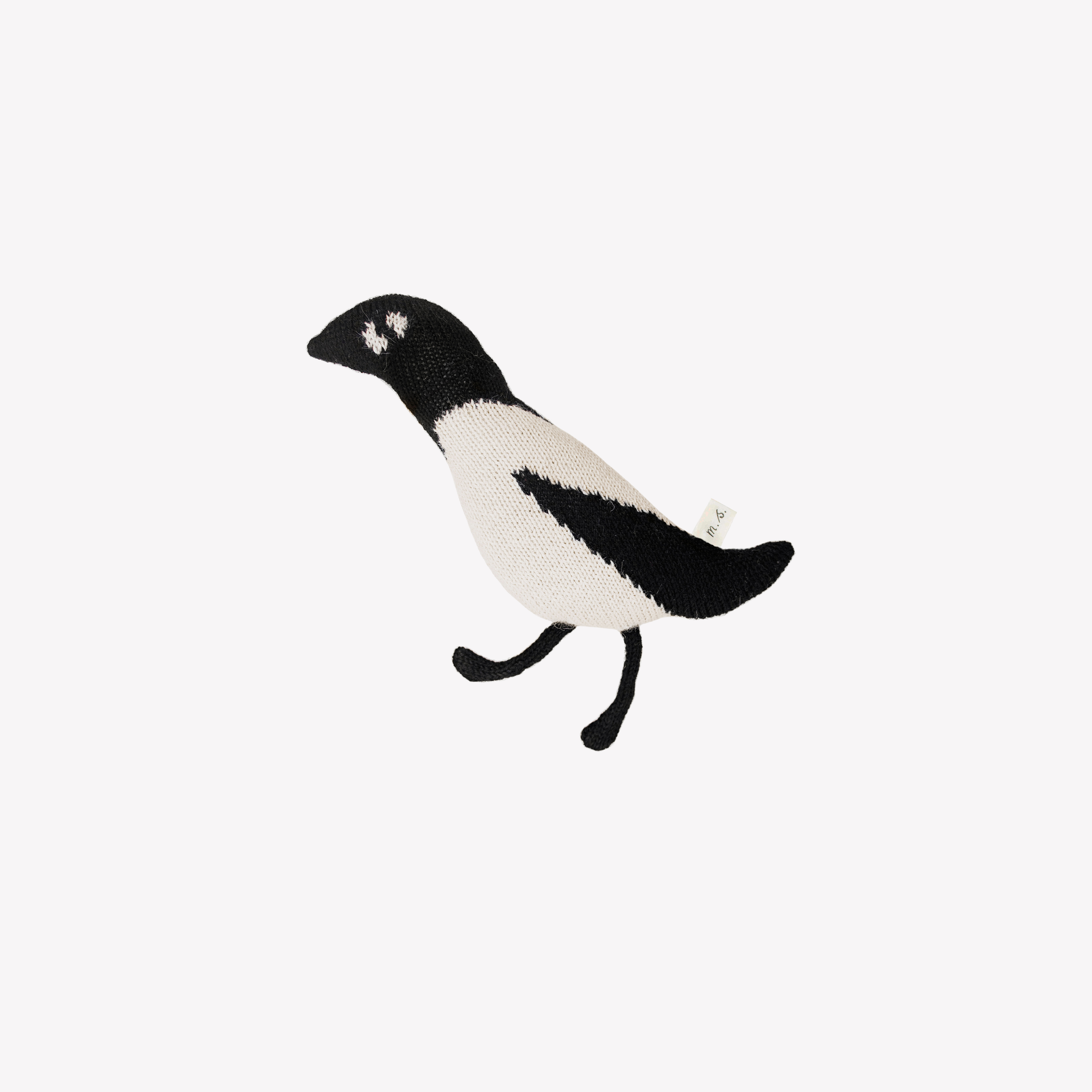 Main Sauvage Magpie Knit Toy