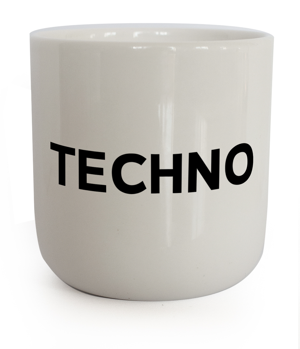 PLTY BEAT Mug with Techno Print