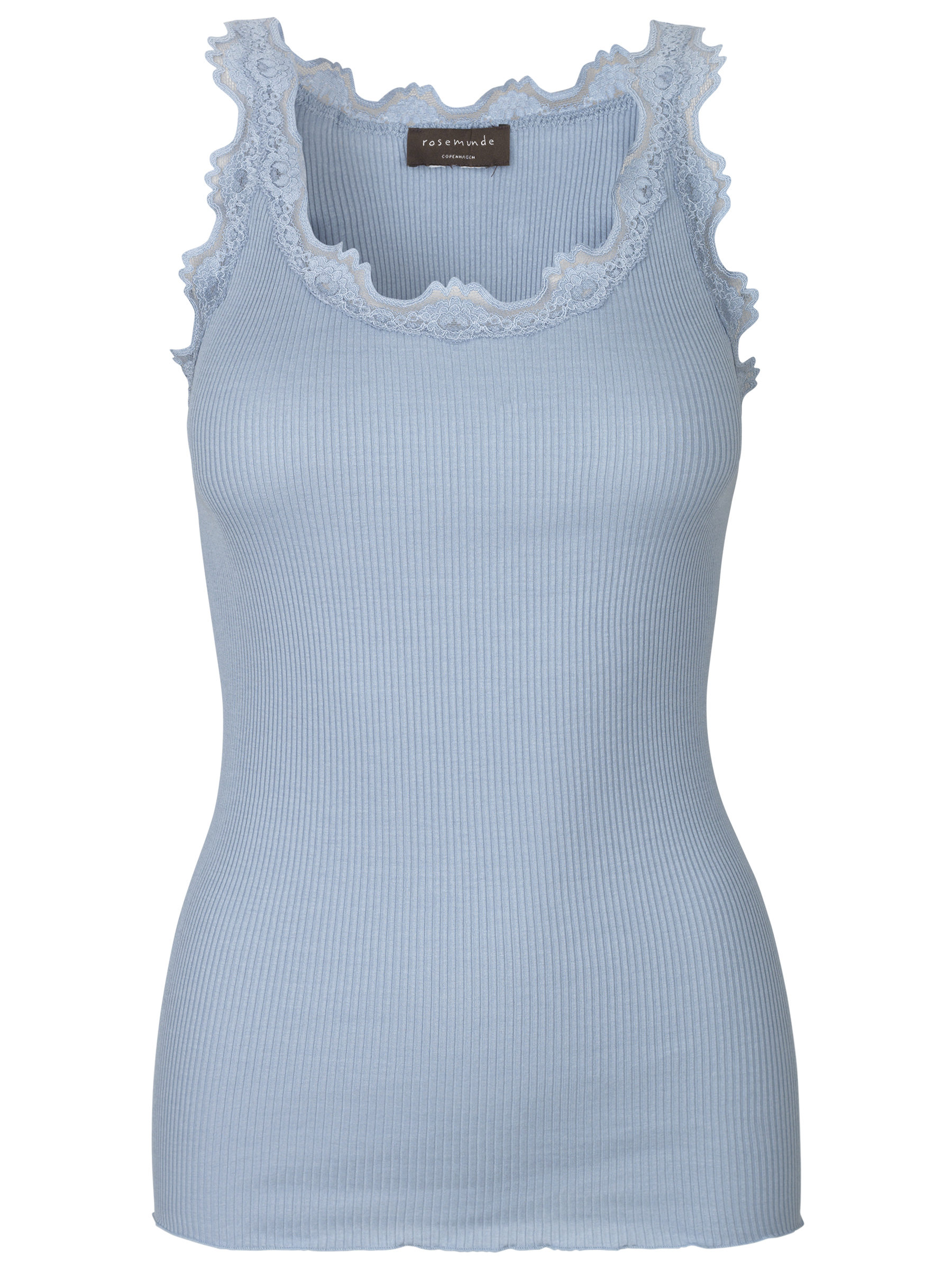 Rosemunde Dusky Blue Babette Lace Vest 