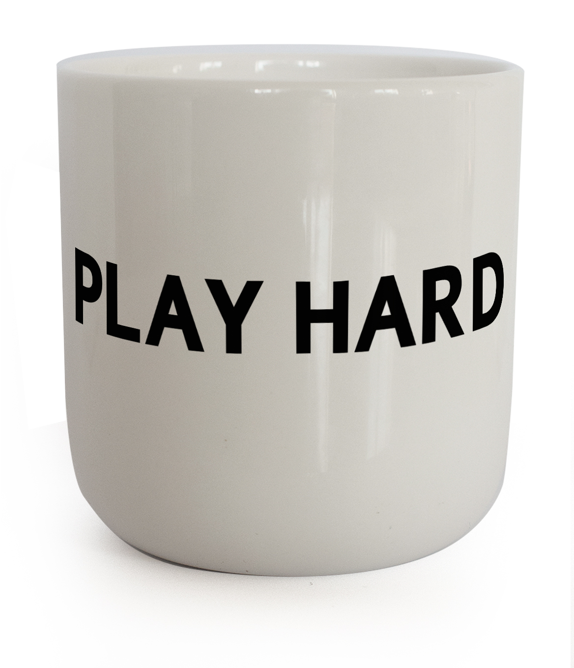 PLTY Real Life - Play Hard Mug