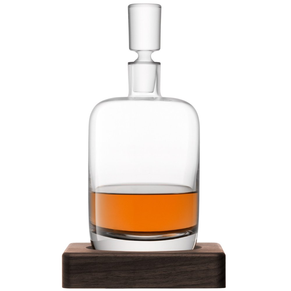 LSA International 1.1L Whisky Renfrew Decanter On A Walnut Base