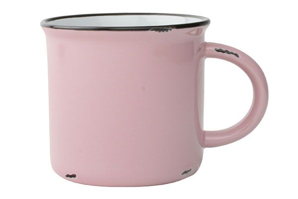 Canvas Homeware Pale Pink Vintage Inspired Tinware Mug