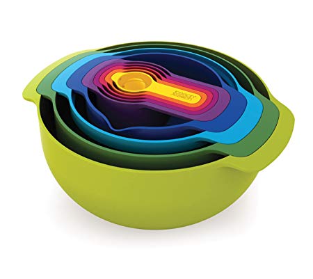 Joseph Joseph Multicoloured Nest 9 Plus 9 Piece Food Preparation Set