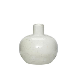 hubsch-white-porcelain-orb-vase