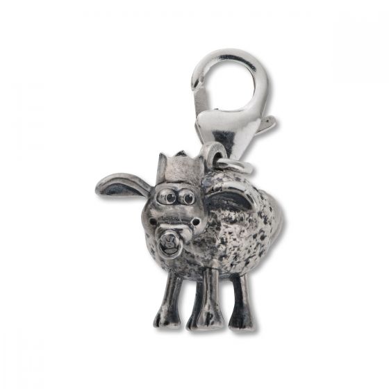 LICENSED TO CHARM Timmy Classic Christmas Shaun The Sheep Sterling Silver  Charm