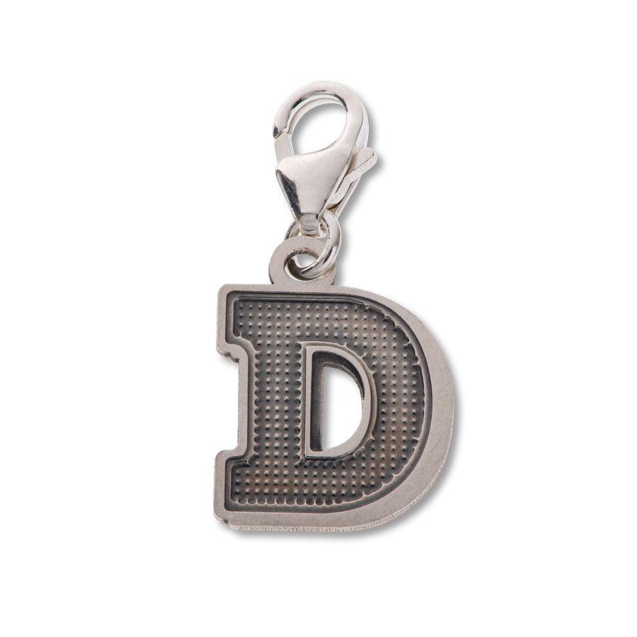 LICENSED TO CHARM Letter D  Comic Alphabet Beano Sterling Silver Charm 