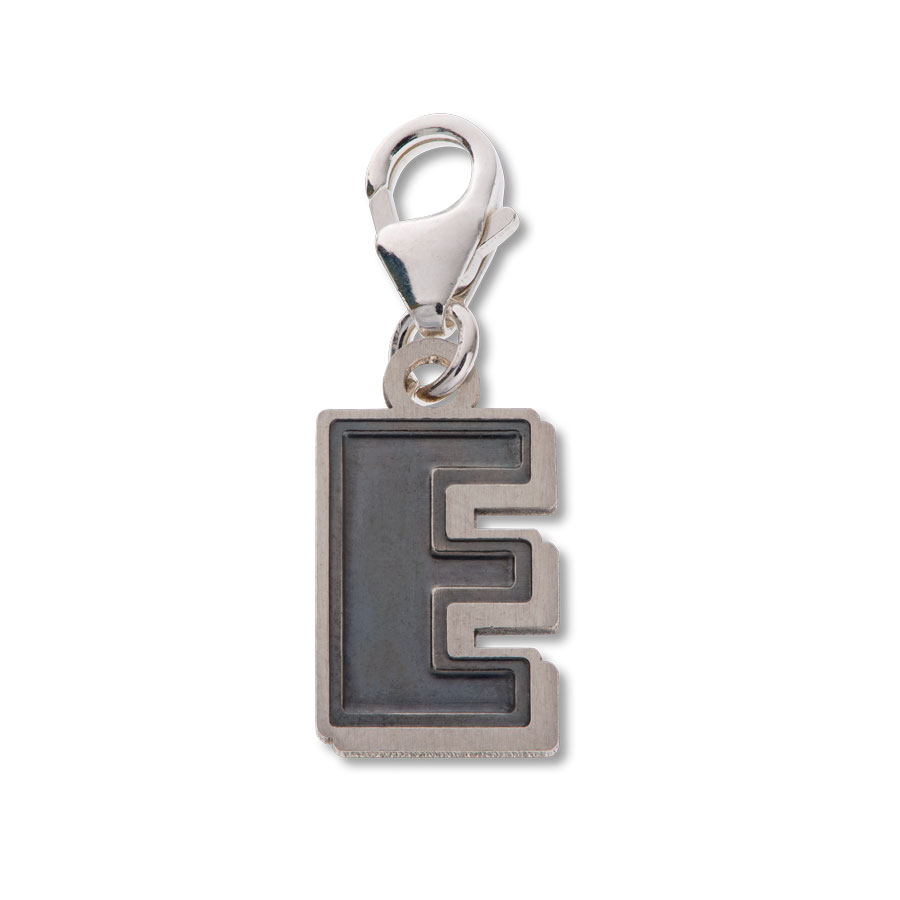 LICENSED TO CHARM Letter E Comic Alphabet Beano Sterling Silver  Charm 