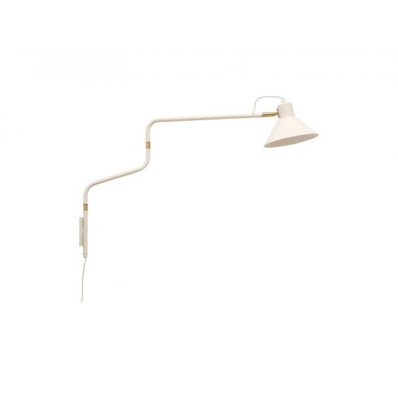 Luma White And Gold Wall Lamp