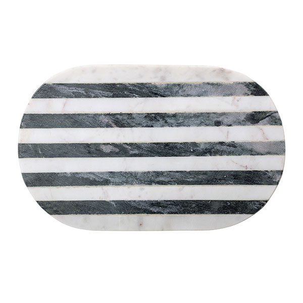 Mink Interiors Luxe Monochrome Marble Cutting Board