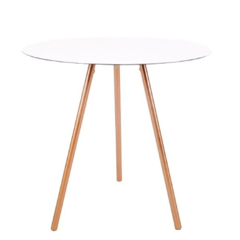 XLBOOM High White Copper Elle Sidetable