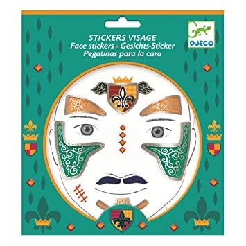 Djeco  Knight Face Stickers 