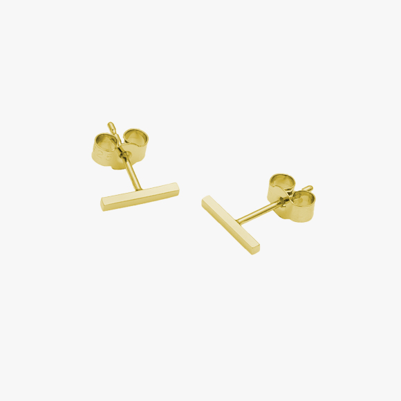 MYIA Gold Bar Stud Earrings 