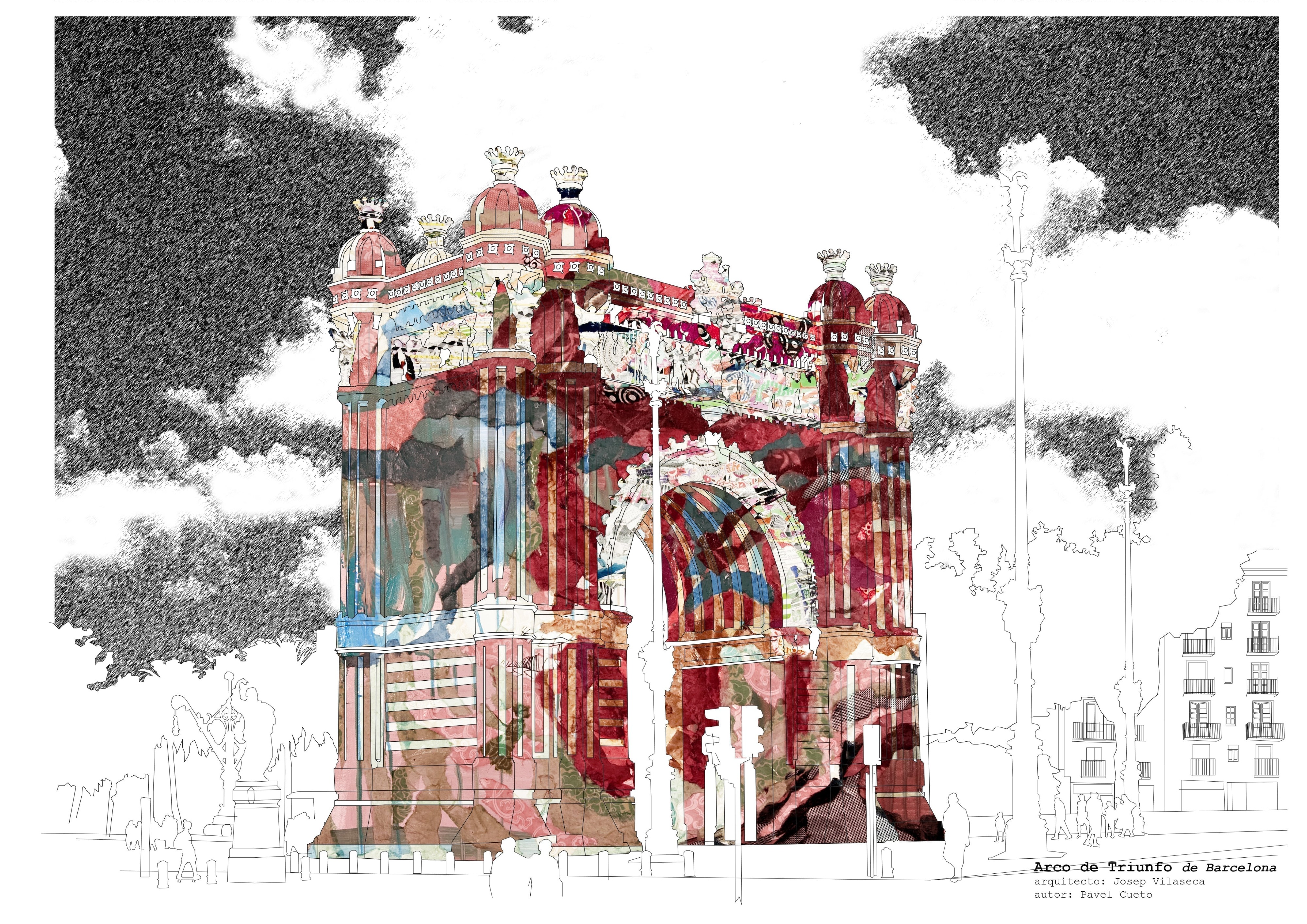 Bornisimo Arc De Triomf Barcelona Print A5