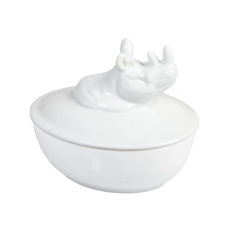 &klevering Porcelain Rhino Bowl