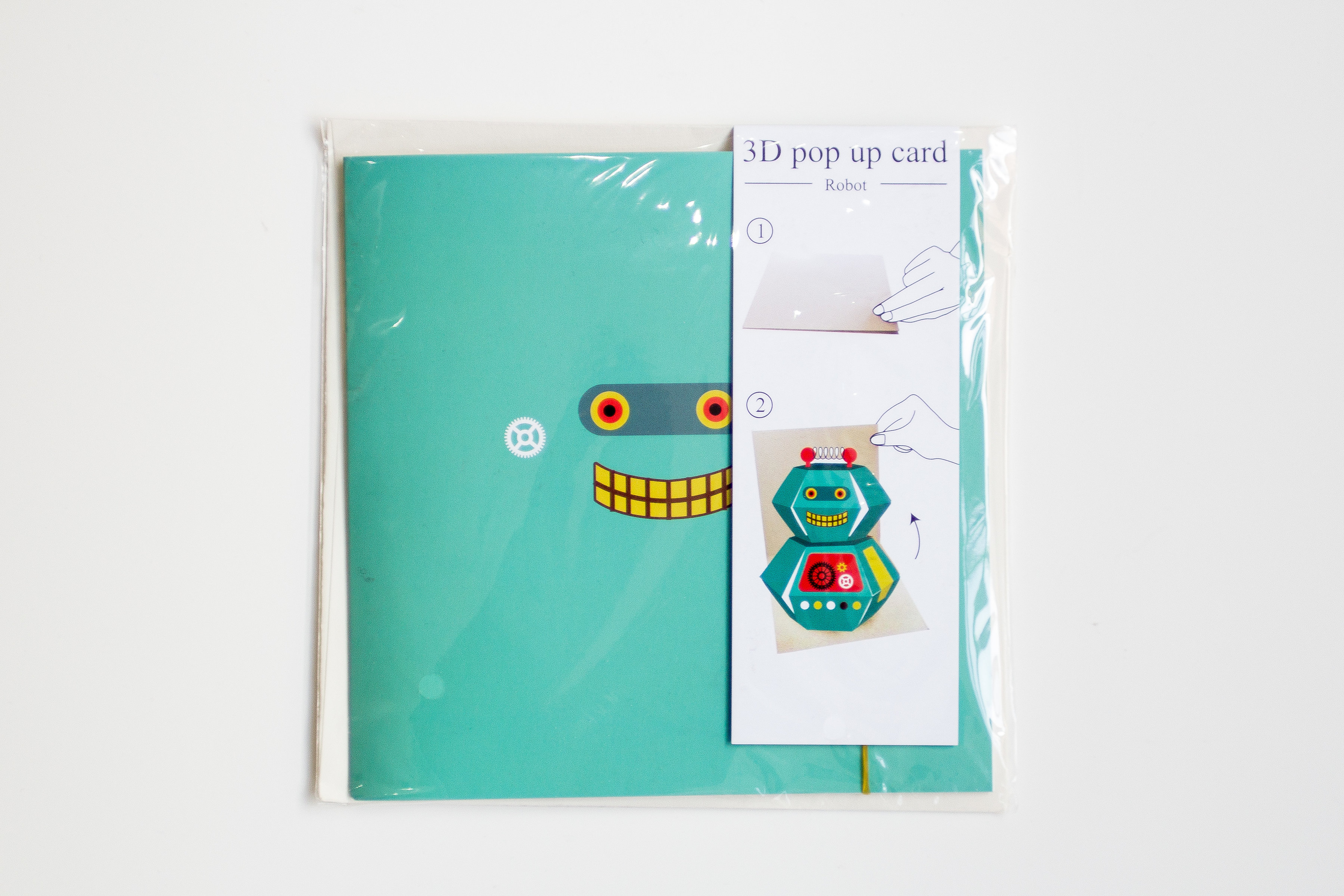 Alljoy Design Pop Up Robot 3D Card