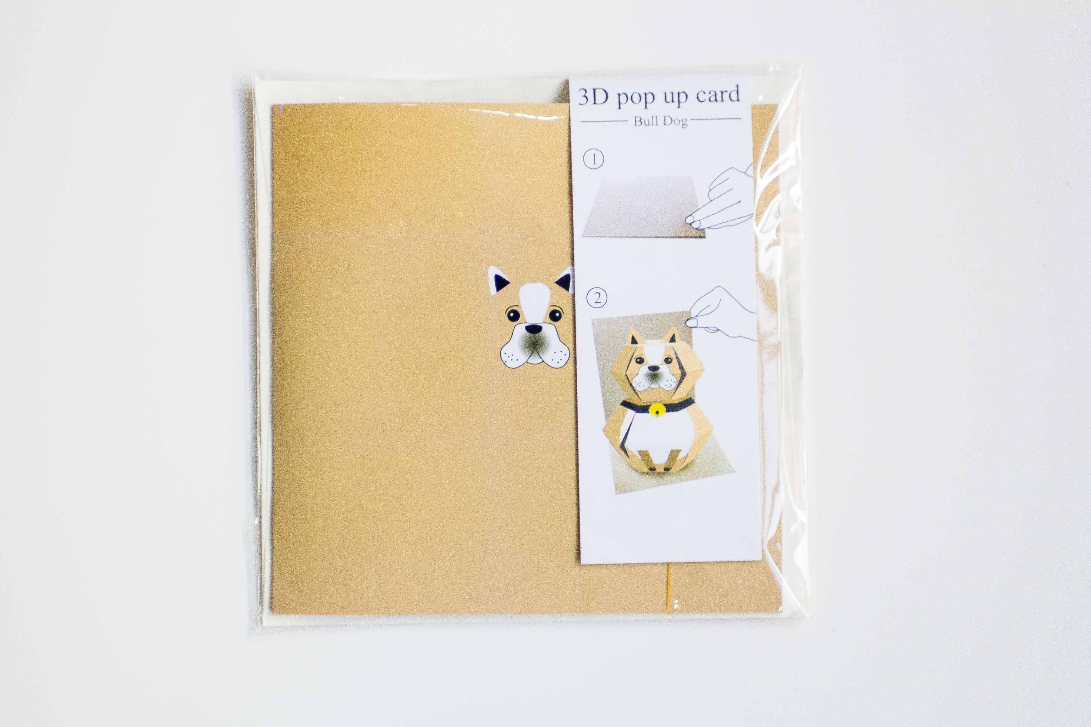 Alljoy Design Pop Up Bull Dog 3D Card