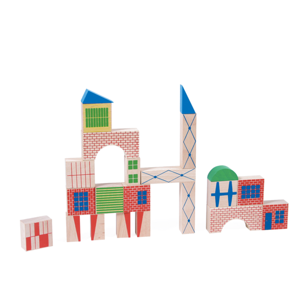 Moulin Roty Juego De Construccion Bloc Ville