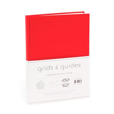 Princeton Architectural Press Grids Guides Red A Notebook For Visual Thinkers