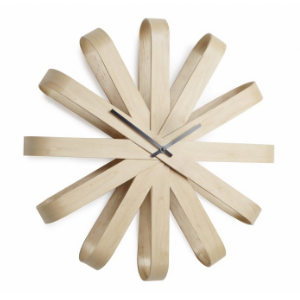 umbra-natural-ribbonwood-wall-clock-1